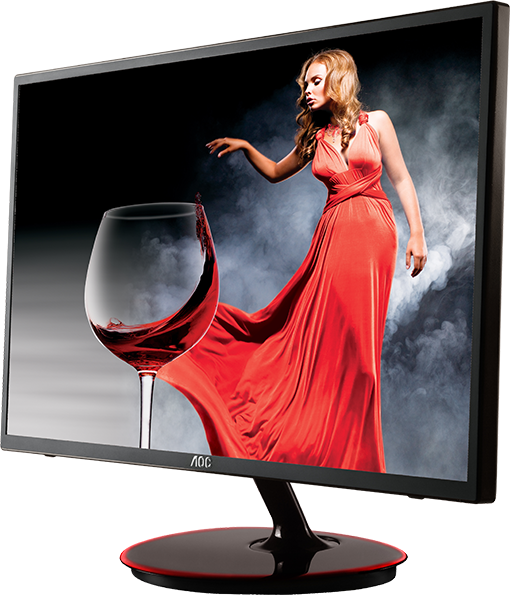 M&#224;n H&#236;nh - LCD AOC M2461FWH/74 _23.6 inch Full HD (1920 x 1080 @60Hz) LED Panel Monitor _VGA _HDMI _718F